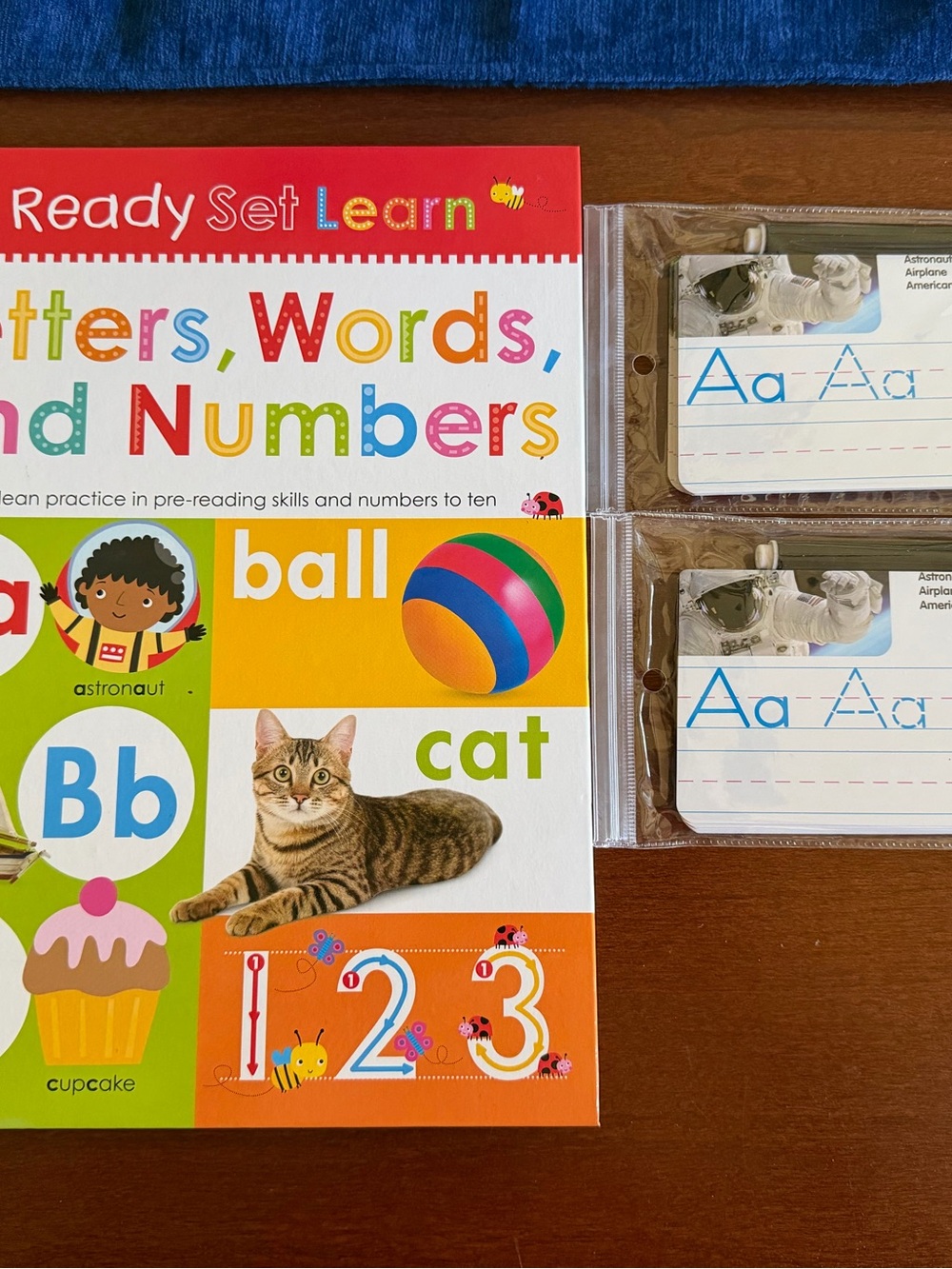 Kids Learning Toys Wipe Clean Letters Writing Numbers Bundle of 3 - Picture 2 of 15